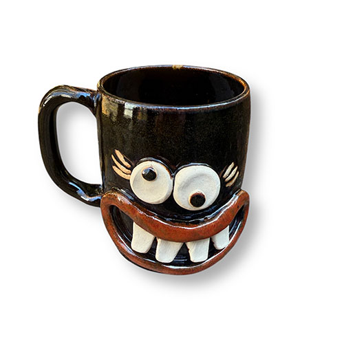 Nelson Studio Black Lashes Mug DP5098 SOLD